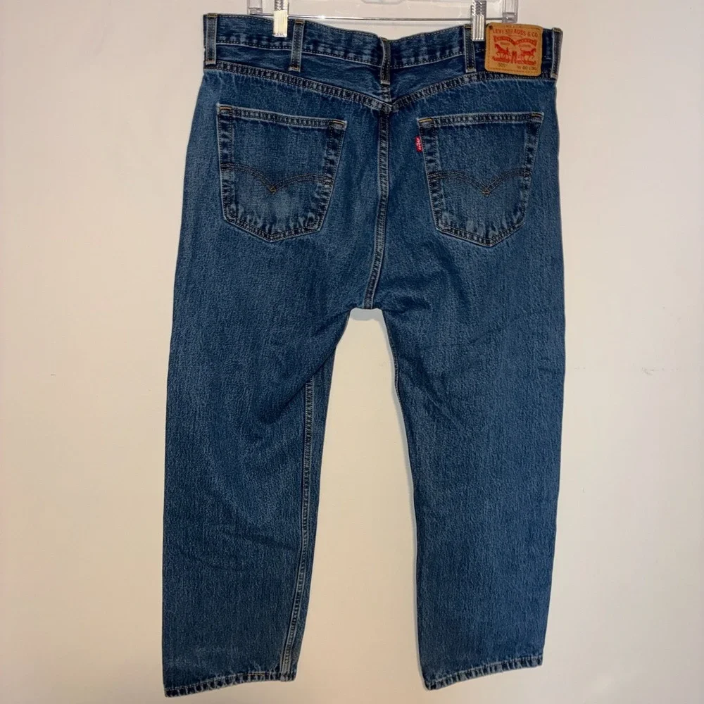 Levi's 505 Jeans Mens W40 L30 Medium Wash Straight Leg Regular Fit